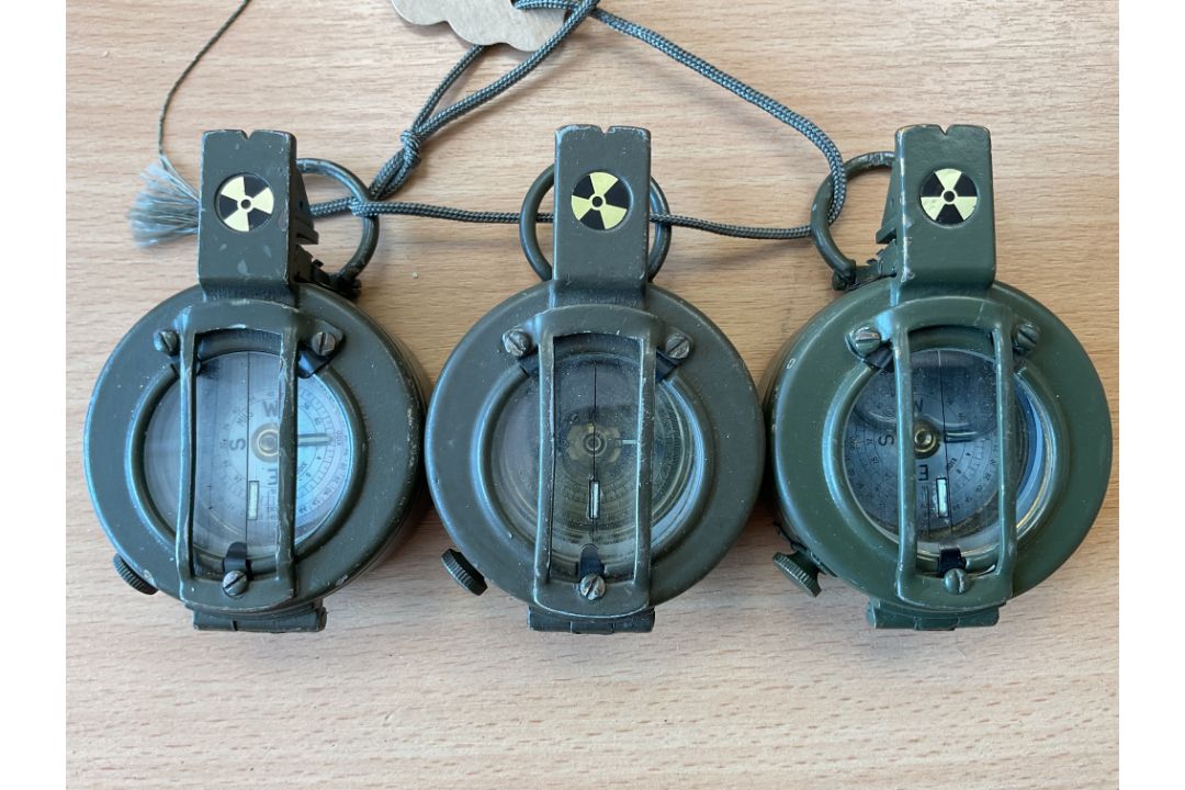 3x Stanley London British Army Prismatic Compass, from MOD - Image 1 of 6