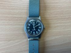 CWC W10 British Army Service Watch, Sn° 7261, Date 1998, from MOD