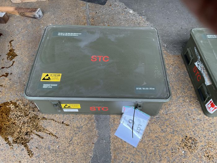 Unissued STC Aluminium Water Proof Stackable Transit Case, from MOD