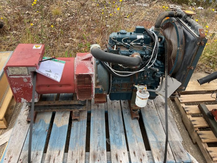 Kubota 4 Cyl 7 KVA Single Phase110/220V Diesel Generator, from MOD