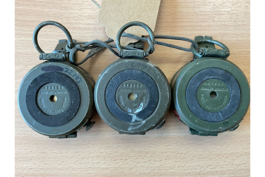 3x Stanley London British Army Prismatic Compass, from MOD - Image 5 of 6