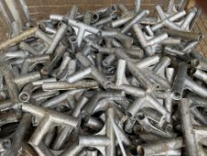 1x Stillage of Aluminium Tent Angles, Quantity Not Counted