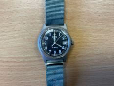V Rare CWC 0555 Royal Marines / Navy Service Watch, with Date Adjust, Sn° 066, Date 1994, from MOD