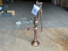 Lovely Rare Antique Original Cast Iron Water Pump.