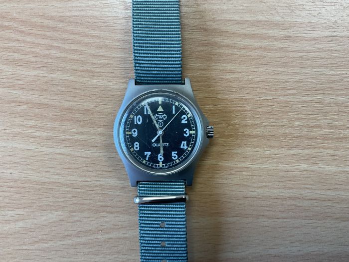 CWC W10 British Army Service Watch, Sn° 0640, Date 2005, Water Resistant to 5 ATM, from MOD