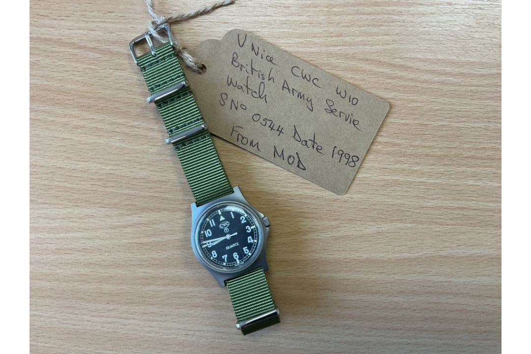 V Nice CWC W10 British Army Service Watch, Sn° 0544, Date 1998, from MOD - Image 4 of 4