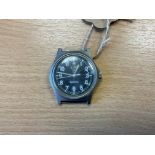 CWC W10 British Army Service Watch, Nato Marks, Date 1998, Glass Scratched, from MOD