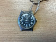 CWC W10 British Army Service Watch, Nato Marks, Date 1998, Glass Scratched, from MOD