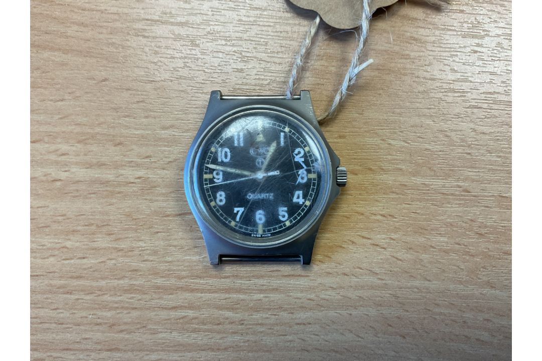 CWC W10 British Army Service Watch, Nato Marks, Date 1998, Glass Scratched, from MOD - Image 1 of 4
