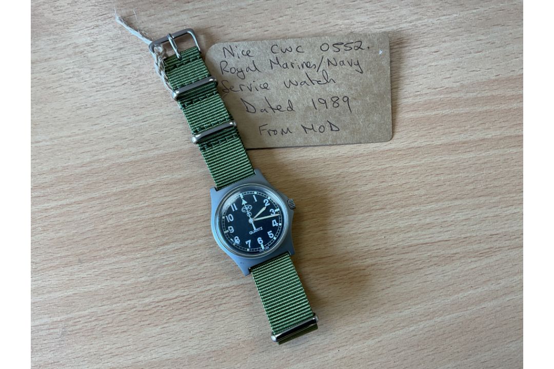 Nice CWC 0552 Royal Marines / Navy Service Watch, Date 1989, from MOD - Image 4 of 4
