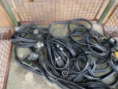 3x Xtra Heavy Duty Nato Jump Start Leads (Land Rover Wolf FV's etc), from MOD