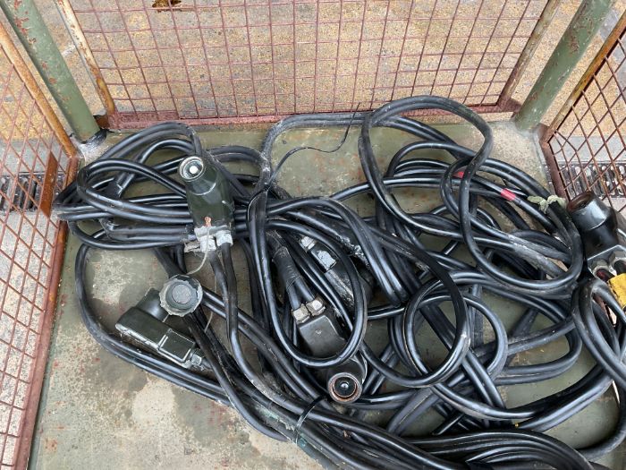 3x Xtra Heavy Duty Nato Jump Start Leads (Land Rover Wolf FV's etc), from MOD