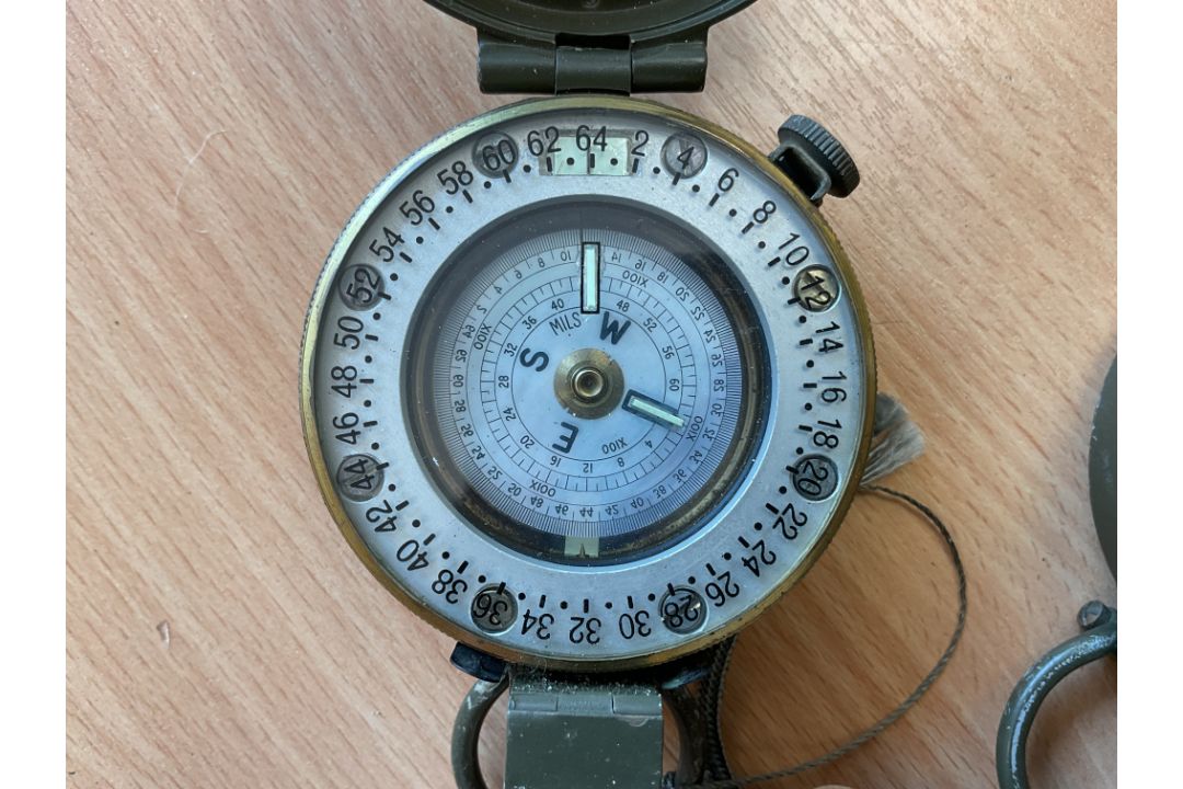 3x Stanley London British Army Prismatic Compass, from MOD - Image 3 of 6