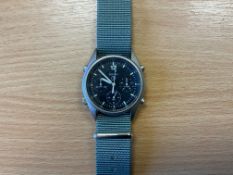 Seiko Gen 1 Pilots Chrono RAF Harrier Force Issue, Nato Marks, Sn° 2464, Date 1984, from MOD