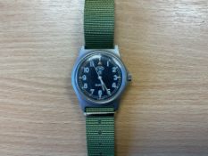 Rare CWC W10 British Army Service Watch, Nato Marks, Date 1991, Gulf War 1 Issue, from MOD