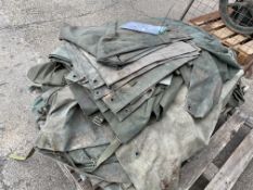 1x Pallet of Bedford / Leyland Vehicle Canvas Etc., from MOD