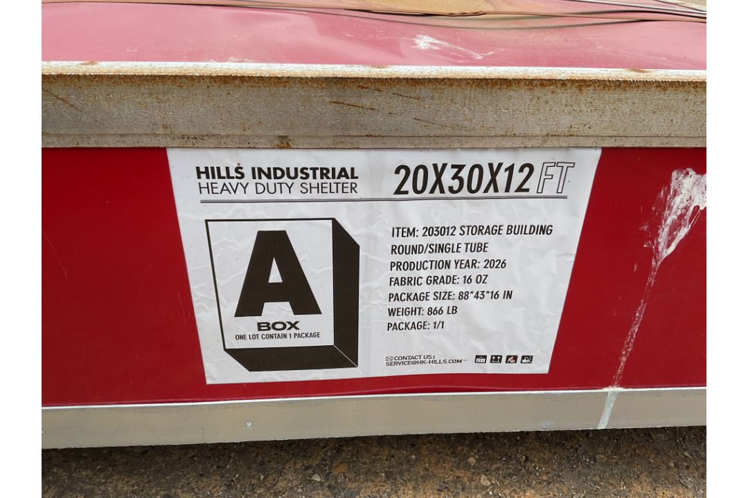 New Unissued Heavy Duty Storage Building 20'W x 30'L x 12' H - Image 2 of 3