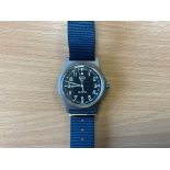 V Rare New Unissued CWC 0552 Royal Marines Service Watch, Nato Marks, Date 1989, from MOD