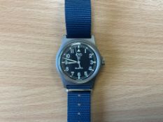 V Rare New Unissued CWC 0552 Royal Marines Service Watch, Nato Marks, Date 1989, from MOD