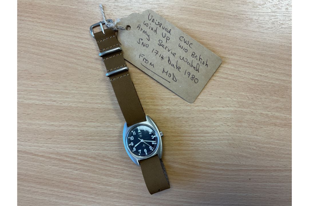 Unissued CWC Wind Up W10 British Army Service Watch, Sn° 1714, Date 1980, from MOD - Image 4 of 4