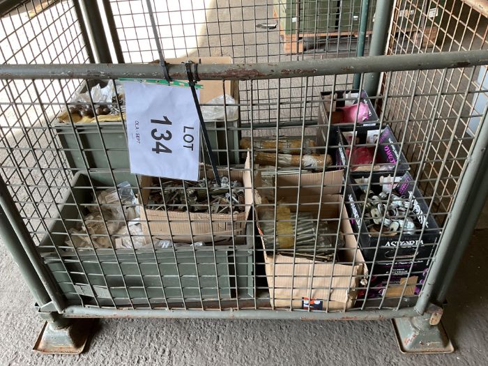 1x Stillage of Unissued Nuts / Bolts, Fixings etc, from MOD