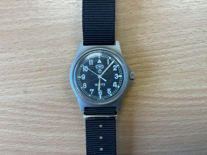 CWC 0552 Royal Marines / Navy Service Watch, Nato Marks, Date 1989, from MOD
