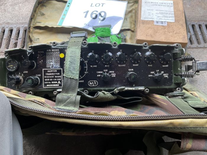 Clansman RT320 Transmitter / Receiver c/w New Battery etc, from MOD