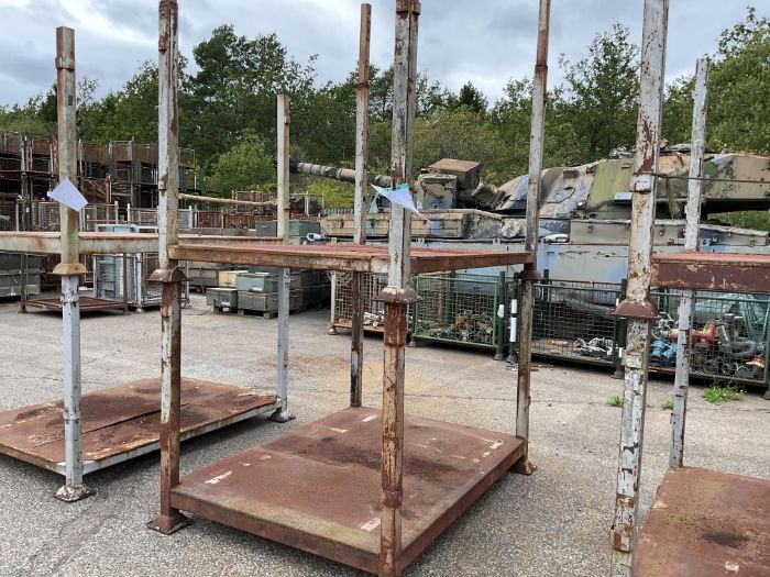 Q2x RAF Large HD Steel Stacking Stillage for Engines etc, from MOD