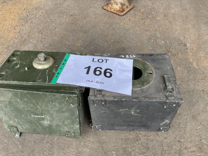 2x Clansman Land Rover Wing FFR Boxes, from MOD