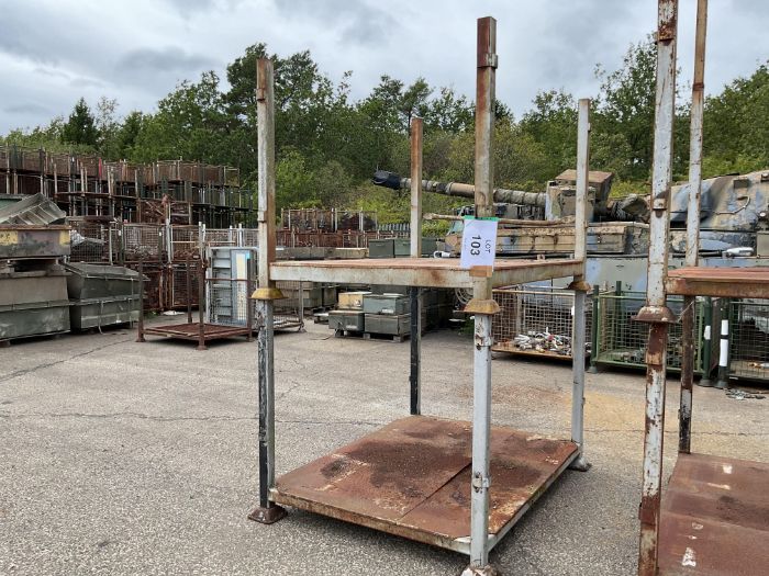 Q2x RAF Large HD Steel Stacking Stillage for Engines etc, from MOD