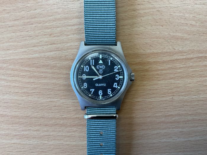 CWC 0552 Royal Marines / Navy Service Watch, Nato Marks, Date 1989, from MOD
