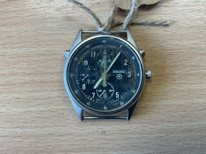 Seiko Gen 2 Date Adjust Pilots Chrono RAF Issue, Nato Marks, Sn° 546, Date 1996, from MOD