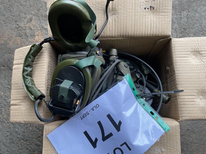 7x Unissued Clansman Headsets, from MOD