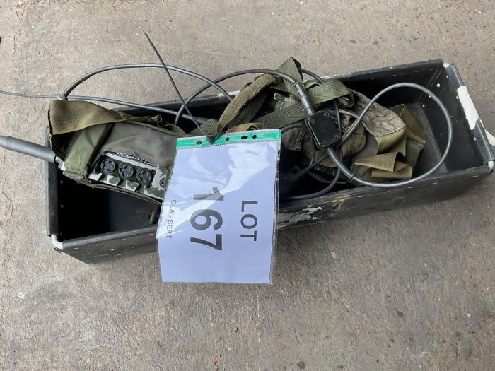2x Clansman RT 349 Combat Transmitter / Receiver c/w Ancillaries, from MOD