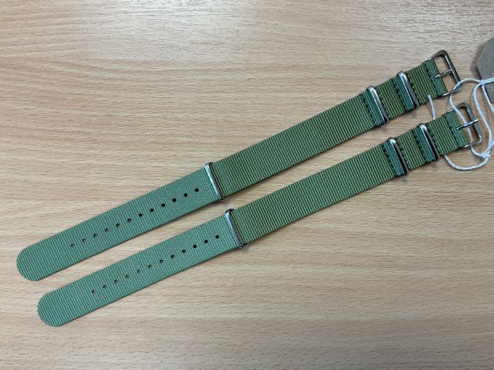 2x New Unissued MOD Nato Watch Straps (20mm)
