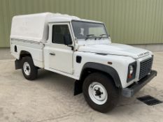 Land Rover 110 2.2 litre Puma High Capacity Pick Up, Direct UK MOD Contract