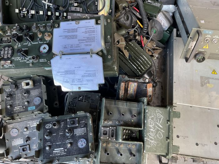 1x Stillage of Clansman Radio Equipment, from MOD