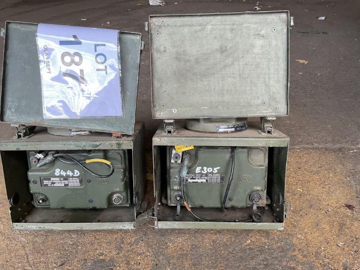 2x Complete Clansman Land Rover TUAM Wing Boxes, from MOD