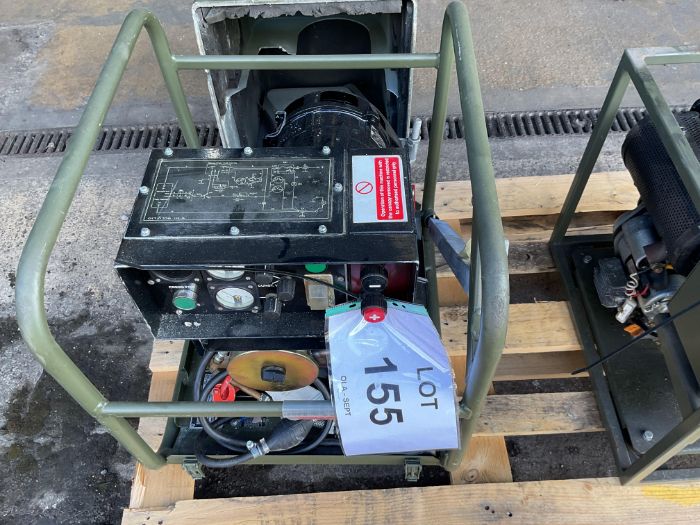 Unissued Ex Reserve Newton Derby Countryman 24 v Petrol Generator Set, from MOD