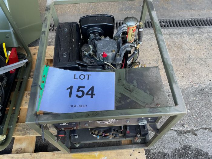 Unissued Yanmar Electric Start 24V Diesel Generator, from MOD