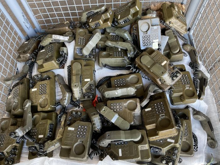 27x Racal RA2000 PTC 414 Combat Field Phones, from MOD