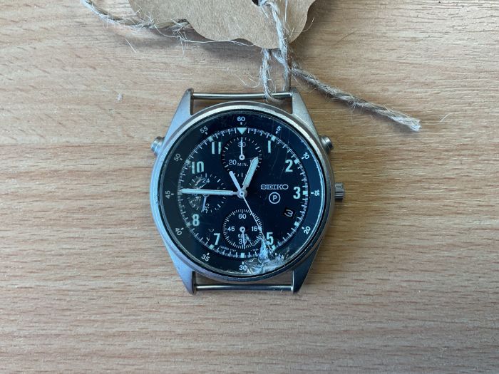 Seiko Gen 2 Date Adjust Pilots Chrono RAF Issue, Nato Marks, Sn° 218, Date 1993, from MOD
