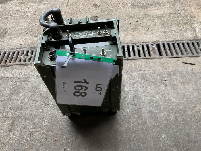 Clansman Widney Aish Intelligent Battery Management Unit / Charger Unit c/w Tray etc, from MOD