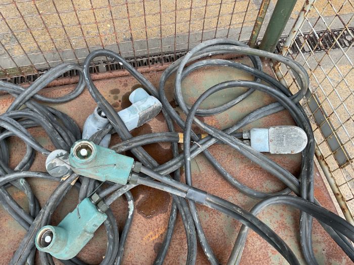 3x Xtra Heavy Duty Nato Jump Start Leads (Land Rover Wolf FV's etc), from MOD