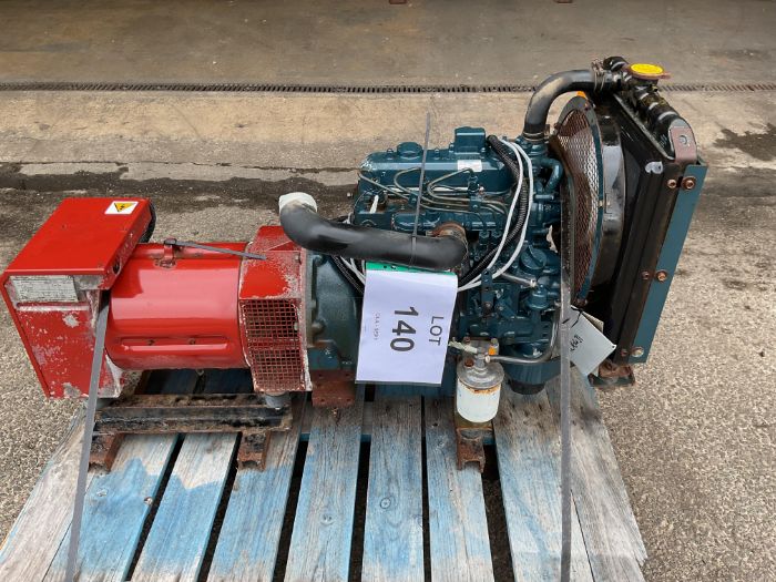 Kubota Diesel 7 KVA Single Phase 55/110/320V Generator, from MOD