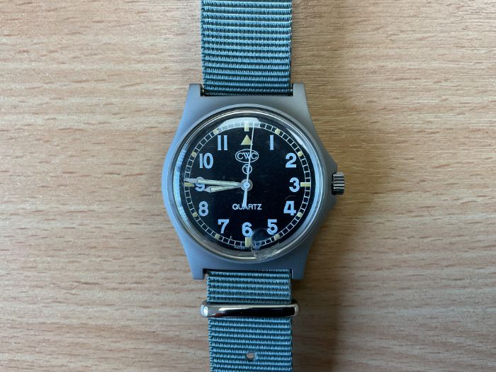 CWC British Army W10 Service Watch, Nato Marks, Water Proof to 5ATM, Date 2006, from MOD