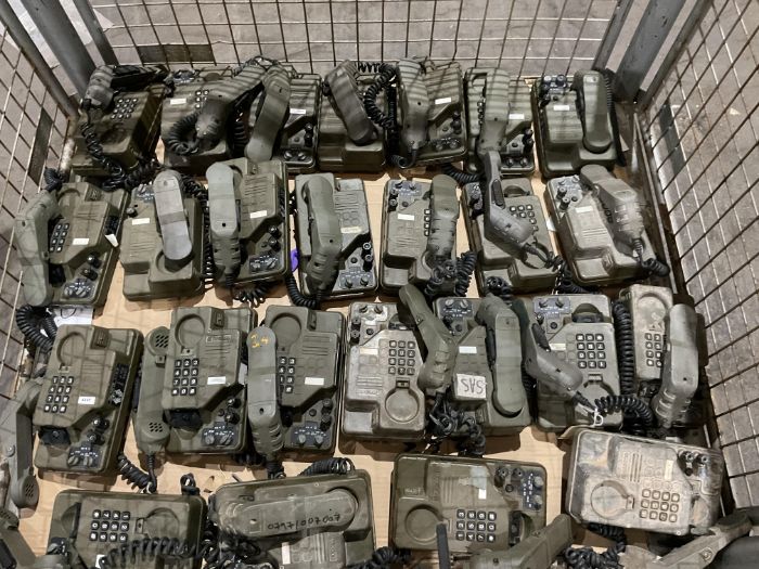 25 x British Army Combat Field Telephone PTC 414 - RA 2,000 from MOD
