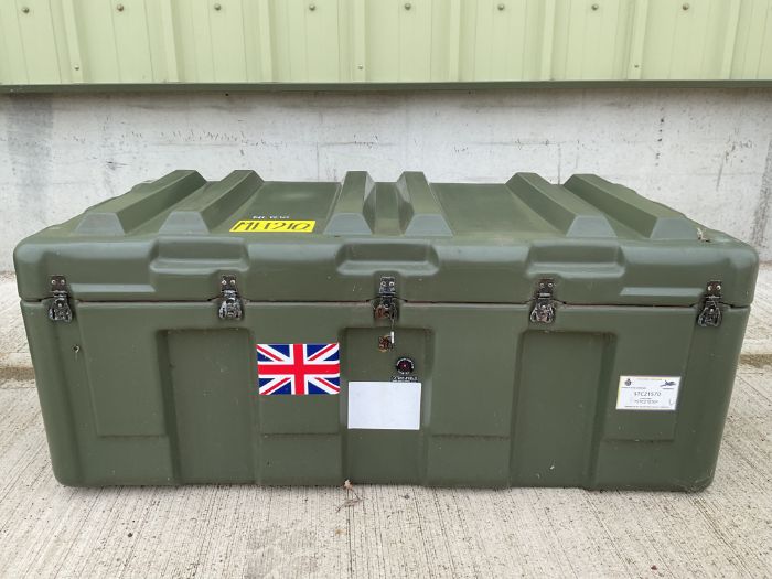 Heavy Duty Typhoon Aircraft Spec Transit/Storage container with wheels and handles from RAF MOD