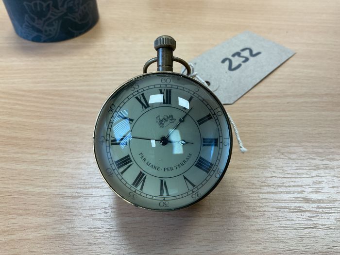 Very Unusual "The Eye of Time* Clock Compass in Original Box