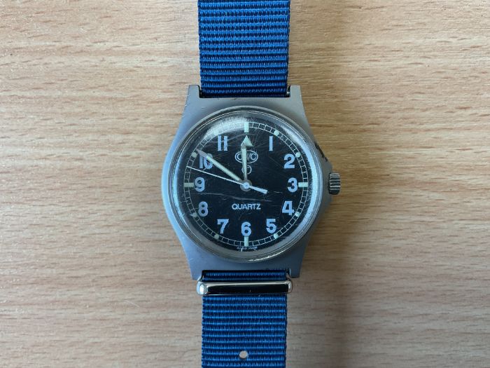 CWC 0552 Royal Marines / Navy Service Watch, Nato Marks, Date 1990, from MOD